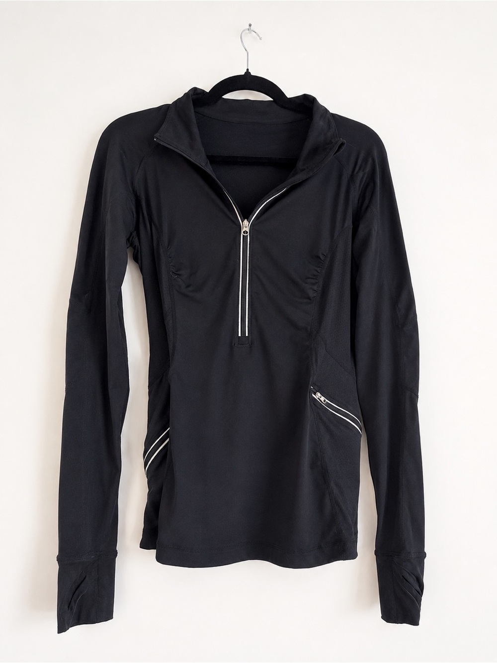 Women’s Lululemon Black Star Runner Half Zip Pullover
